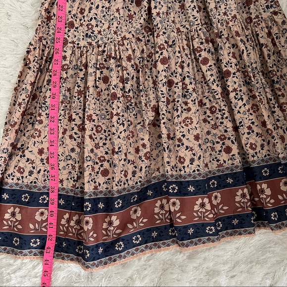 Christy Dawn Theo Dress in Sand Anemone Vine (Petites) - Picture 6 of 8